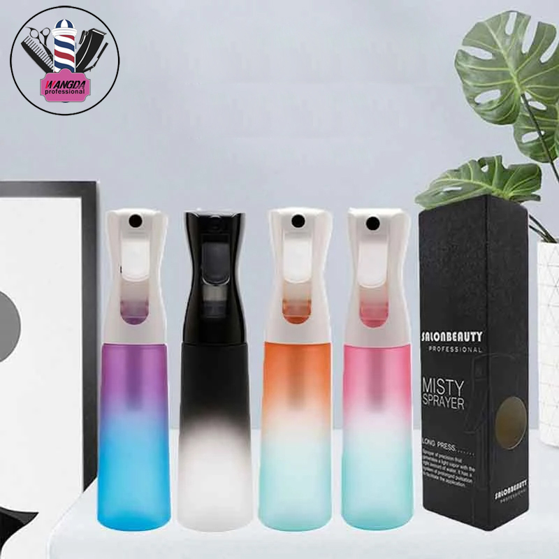 Best of 200 / 300ML Matte Gradient Translucent Spray Bottle Fine Mist Continuous Refillable Hairdressing Water Can Salon Sprayer Tools Reviews & Tips