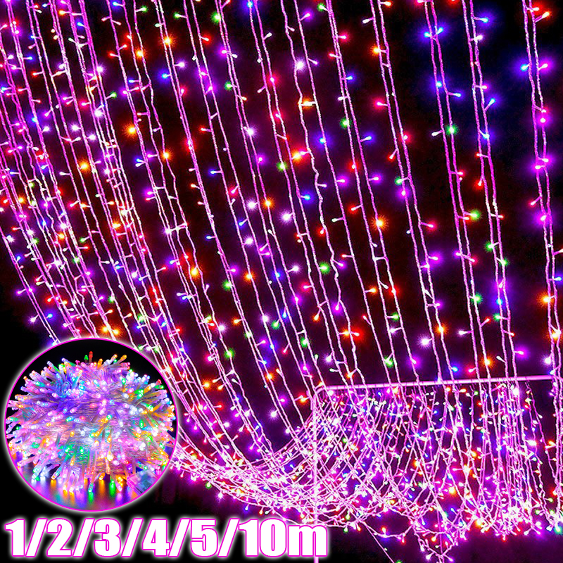 Title 1, 1-10M Outdoor LED String Lights Fairy Garland L...