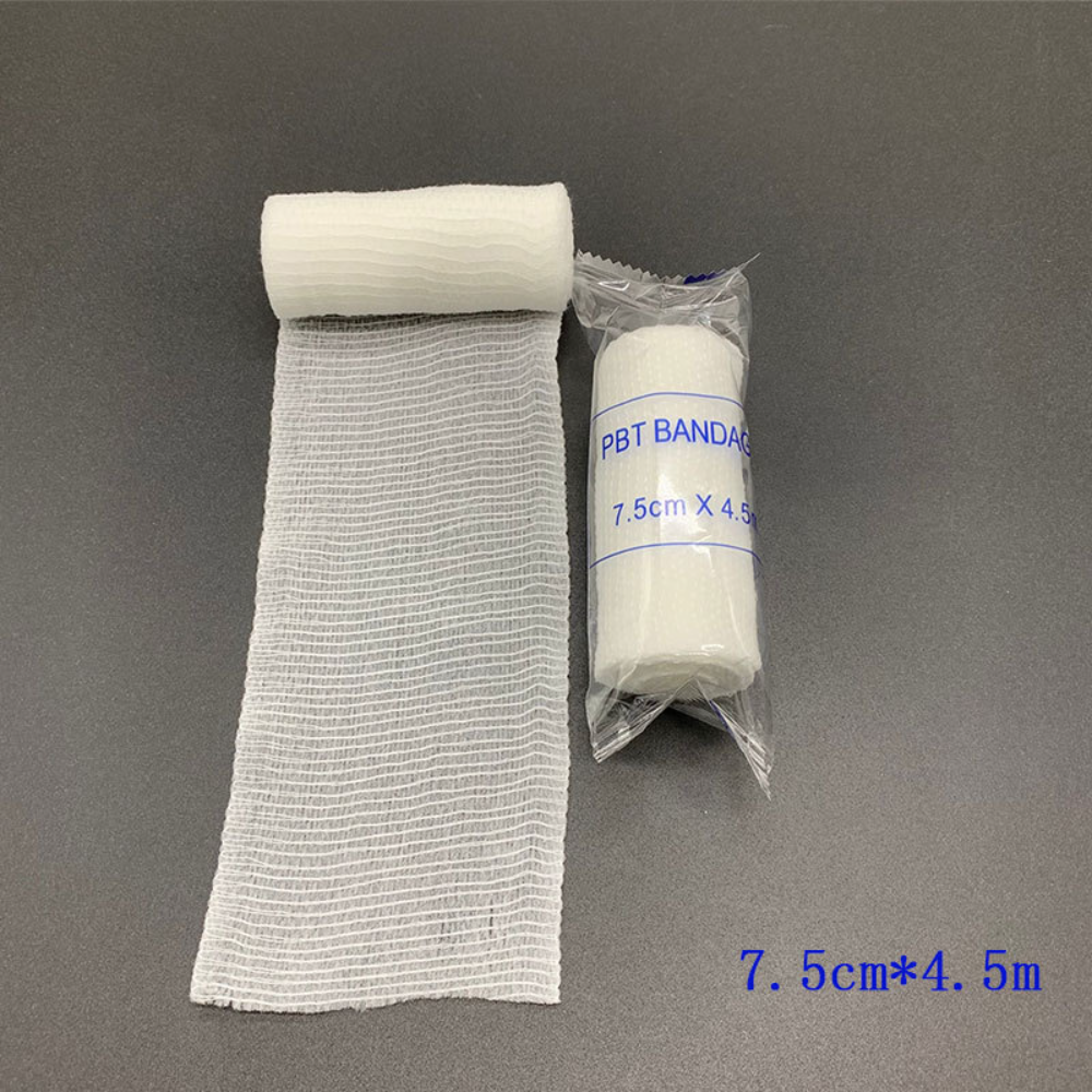 7,5 cm x 4,5 m 10 teile/los PBT Elastische Bandage Medizinische Versorgung Konforme Erste Hilfe Gaze Für Wundauflage Notfall pflege Baumwolle – Detail 7