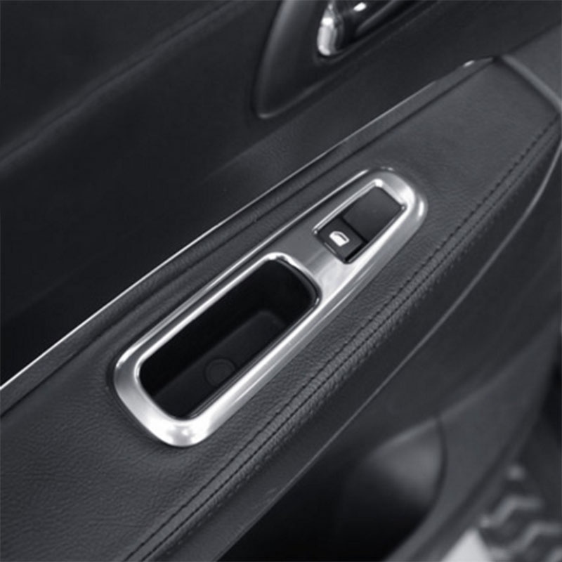 4 Stücke ABS Chrom Auto Fensterheber Panel Abdeckung Trim für Peugeot 3008 2013 2014 2015 2016 Dekoration Aufkleber Innenzubehör – Detail 4