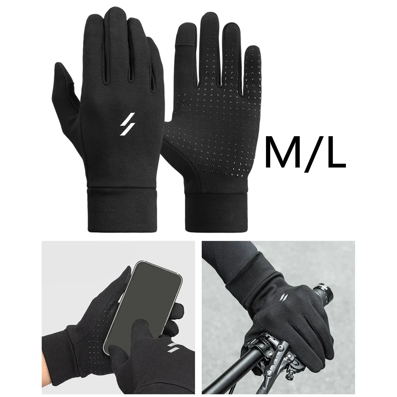 Winter Warm Gloves Touch Screen Anti Slip Windproof Mittens Cycling Outdoor
