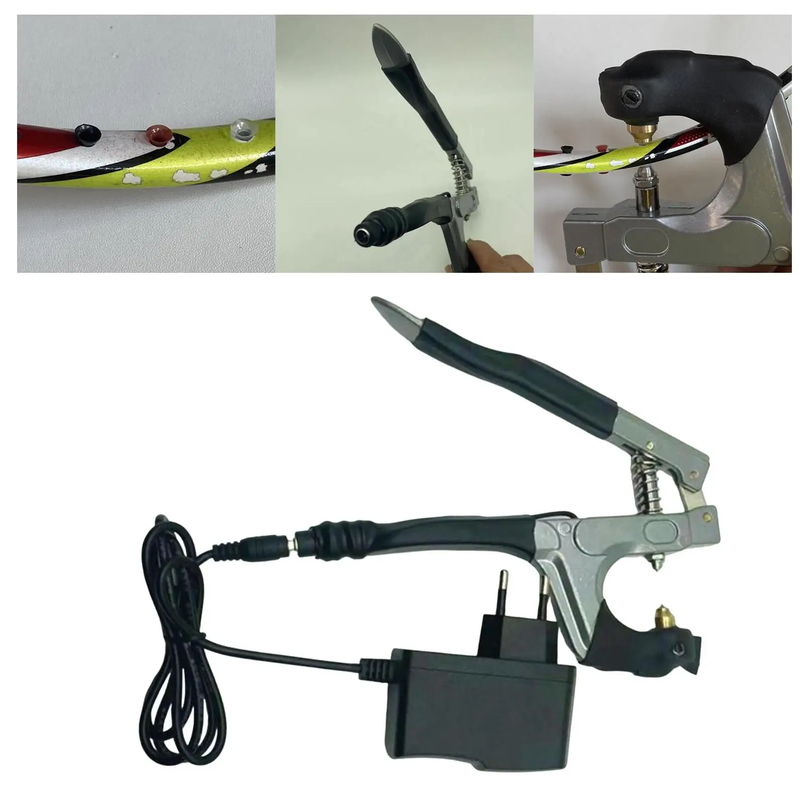 Portable Badminton Machine String Clamp Hot Pressure Pliers Grommet Eyelet Plier Grommet Tool Professional Replacement