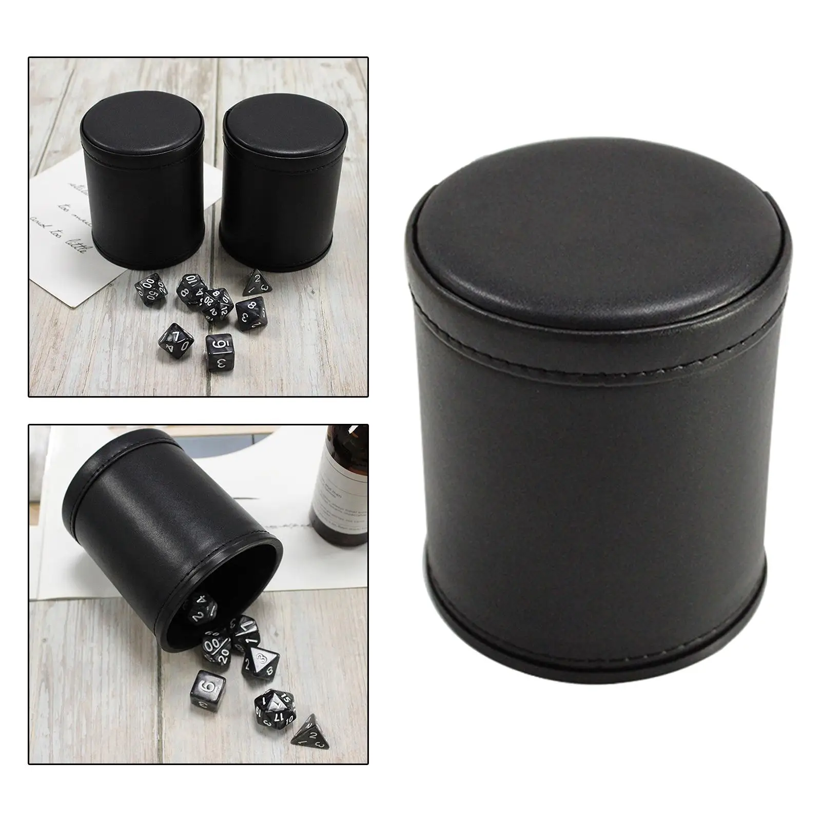 Protable Dice Cup Entertainment Professional Dice Game Supplies Dice Shaker Dice Box for Club Home