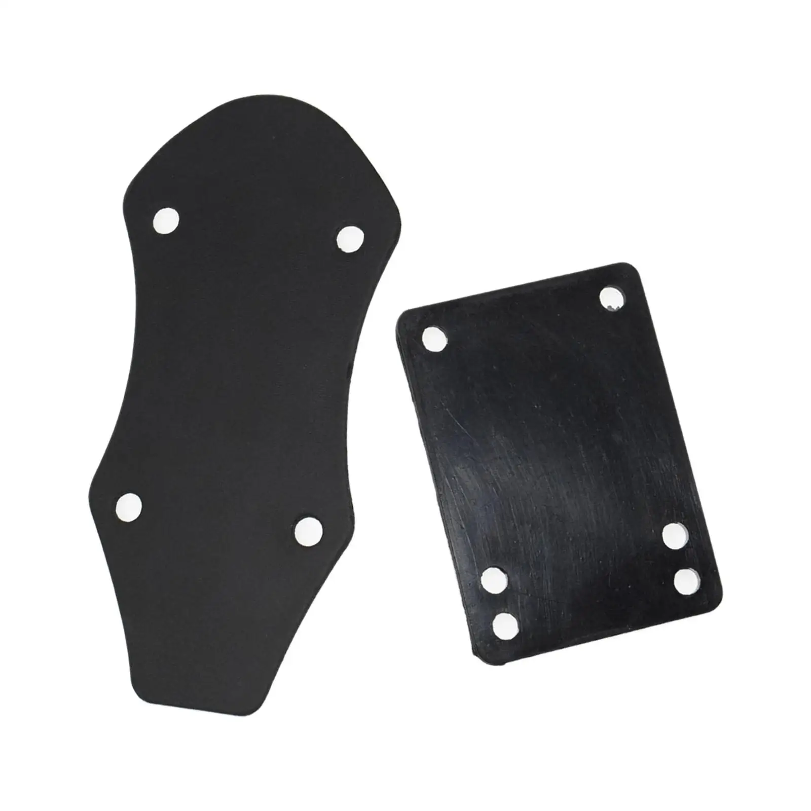 2pcs 3 mm Skateboard  Pads Soft Longboard Shock  Pads Black Shockpads for Impact Absorption