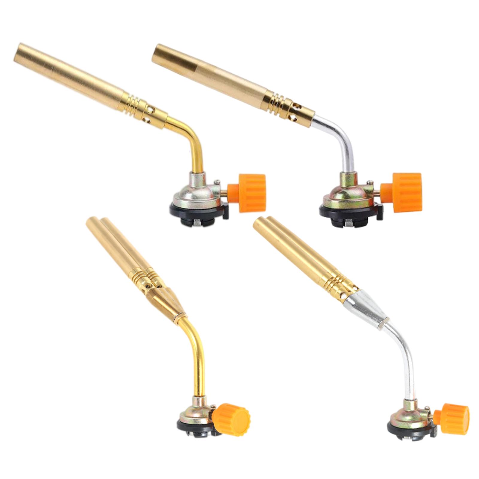 Gas Torch W/ Card Inetrface Stainless Steel Tube Burning Soldering Heat Gun for Outdoor