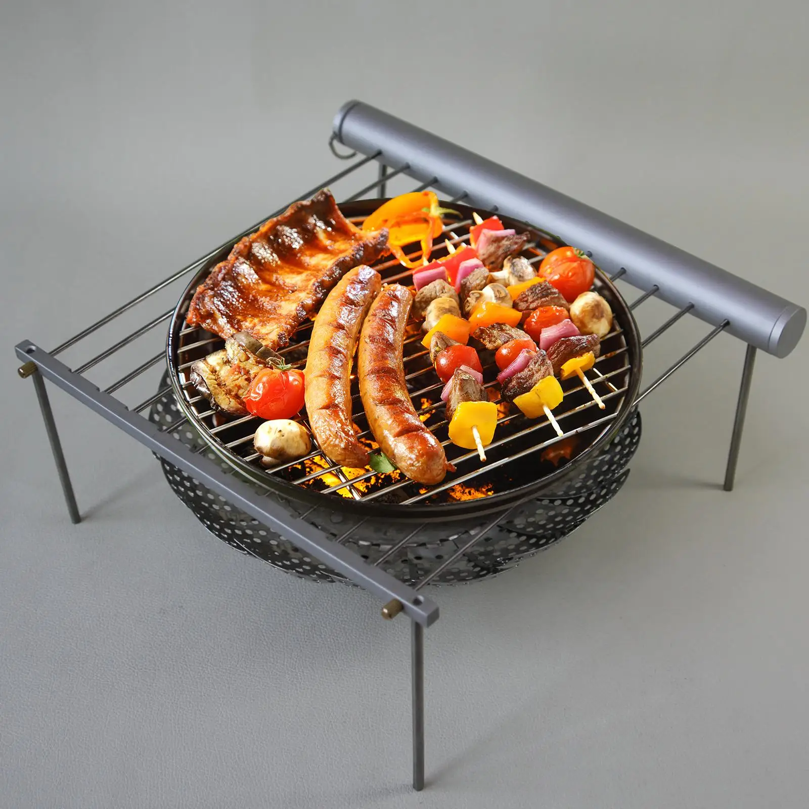 Portable BBQ Grill Cooking Camping Outdoor Grilling Accessories Picnic Stove