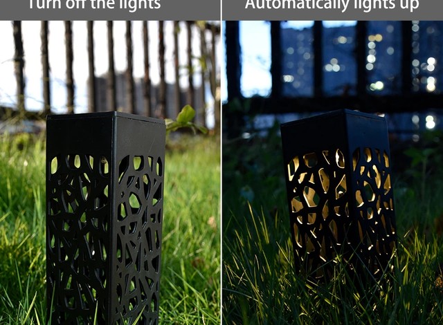 Heinstian Pack De 4 Lampes Solaires Extérieur - Éclairage Jardin Étanche Blanc Froid Pour Allées Et Décoration