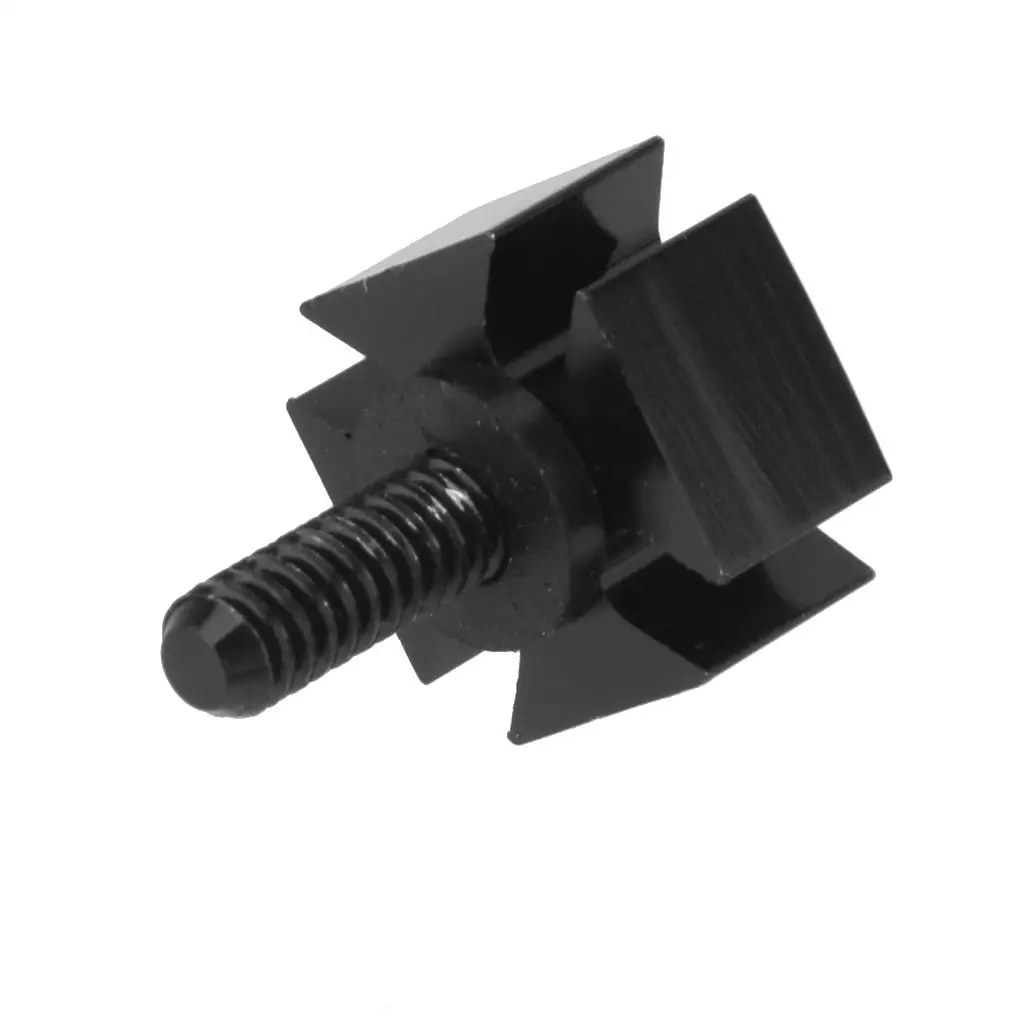 Replacement 1/4 `` Aluminum Black  Seat Bracket Screw Screw Cap for