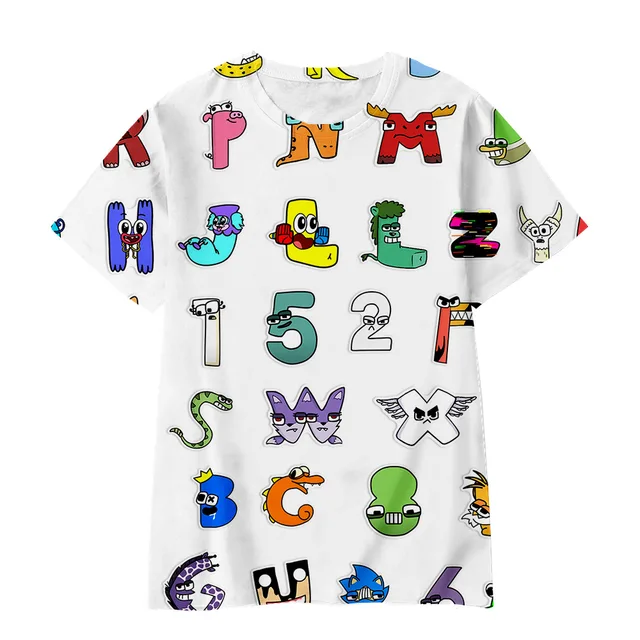 Alphabet Lore Matching Learning 26 Letters Shirt - TeeUni