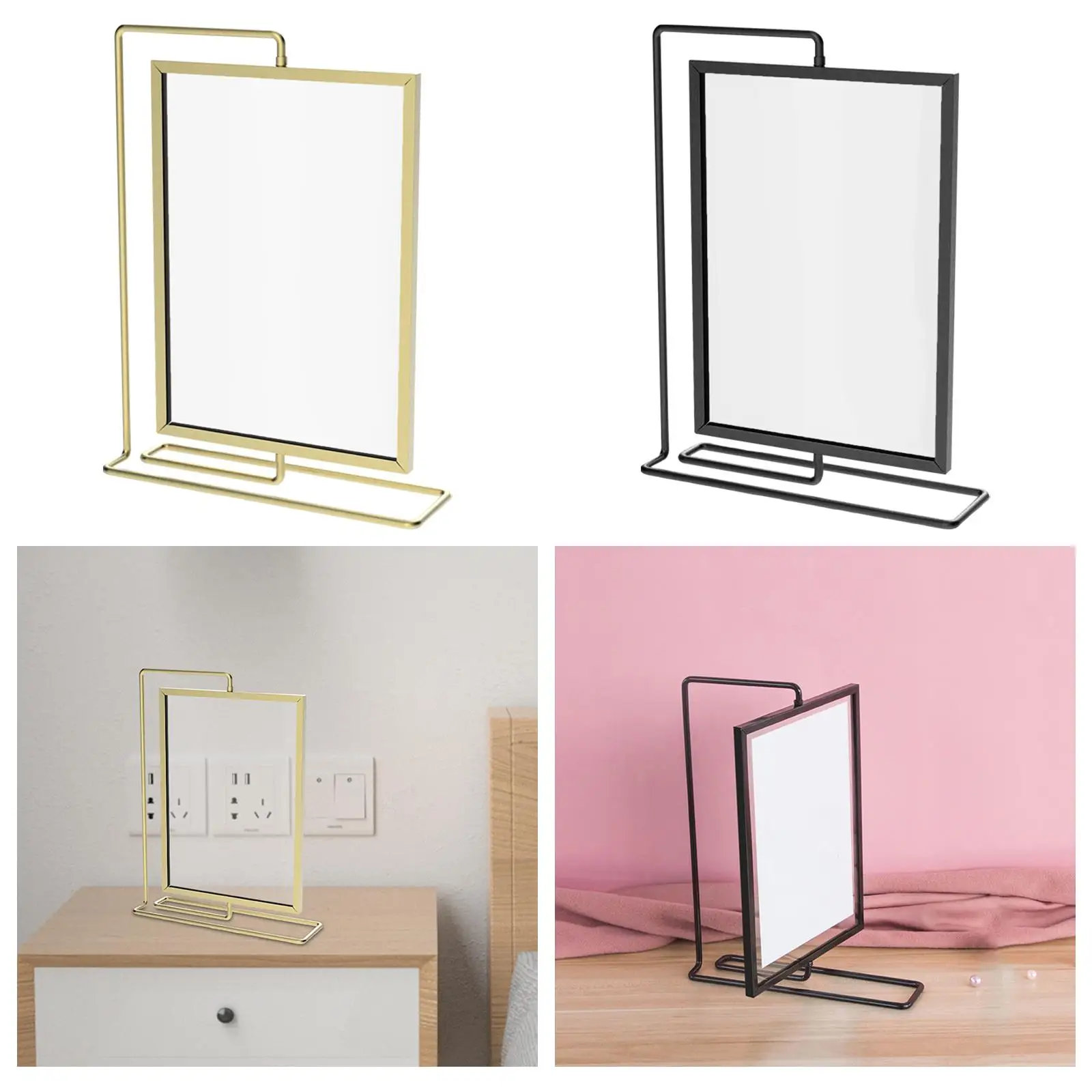 Double Sided Picture Frame Durable Accessories Modern Creative Acrylic Gift Decor for Birthday Lover Housewarming Friends