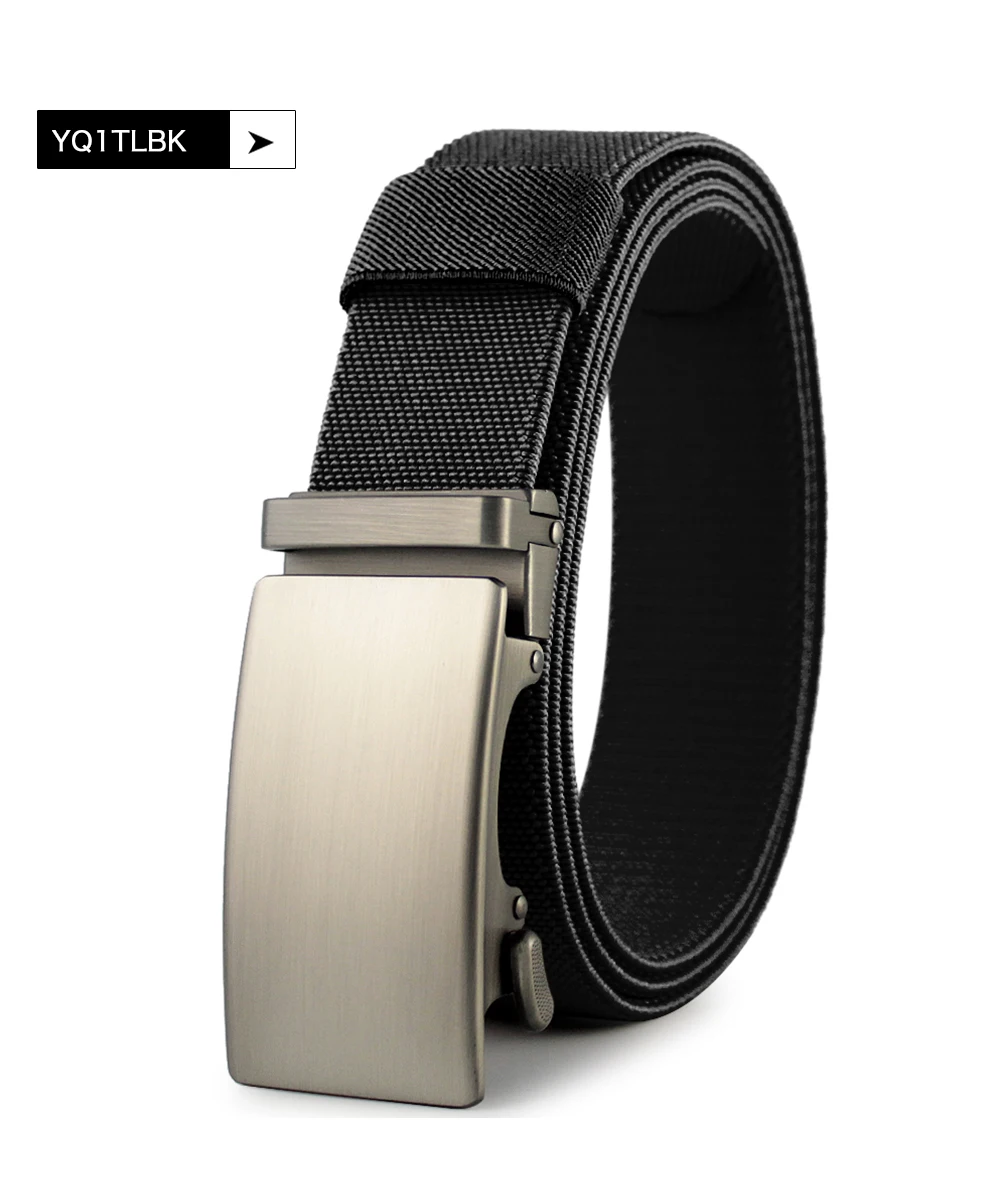 Neue Männer Gürtel taktische Nylon elastischen Gürtel Metall automatische Schnalle harte Stretch Herren Militär gürtel 115-150cm große Gürtel – Detail 19