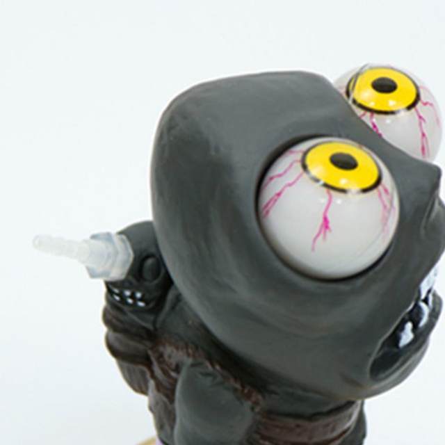 キャスパー 「Eye Popping Action Figure Doll」 Halloween Eye Popping Doll Rubber Turbo Car Eye Doll Violent