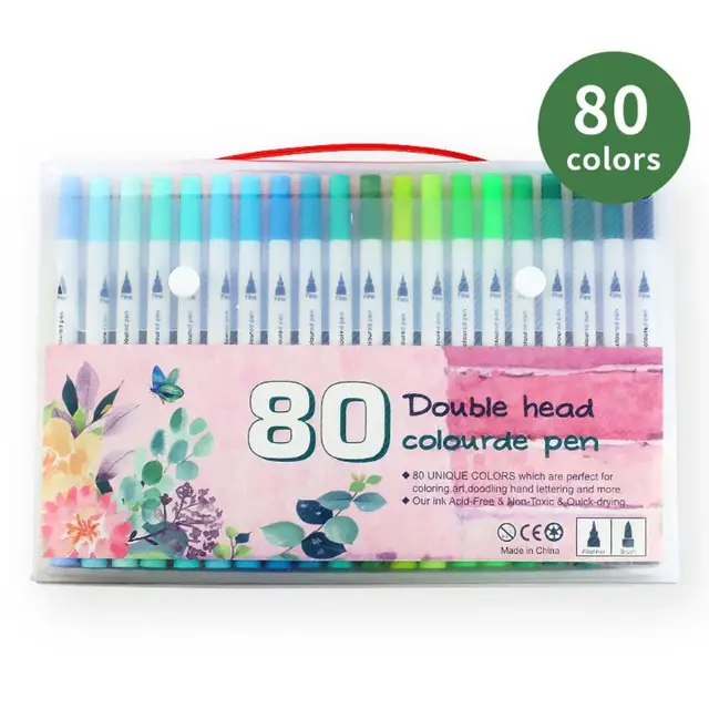 0.5 Rotuladores 12 Colores Sketch Markers Finecolour Pen Fine Draw Graphic  art Marker Pen For Drawing