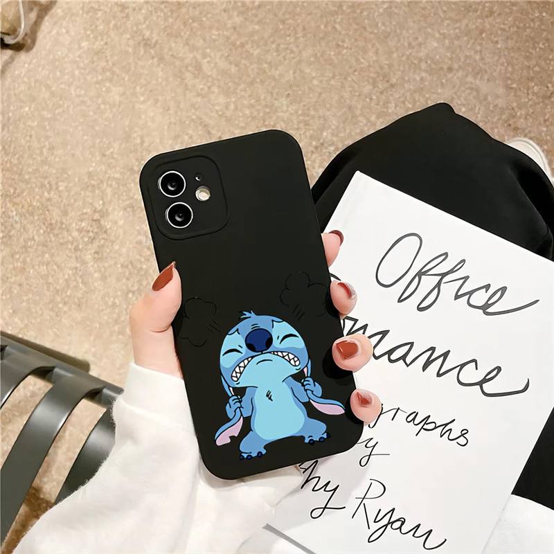 iphone 13 pro phone case Stitch Cute Couple Girlfriends Phone Case Funda Shell For IPhone Xs X Xr 6 6s 7 8 Plus 13 12 11 Pro Max Mini SE2020 Luxury Cover iphone 13 pro max wallet case