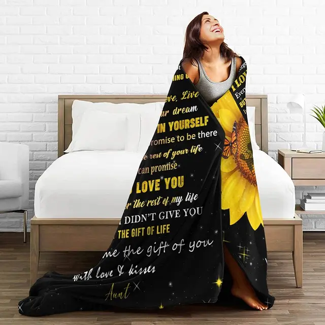 Aunt Gifts Blanket from Niece, Gifts for Aunt Birthday Gifts from Niece,  Best Aunt Ever Gifts, Aunt Gifts from Niece - AliExpress