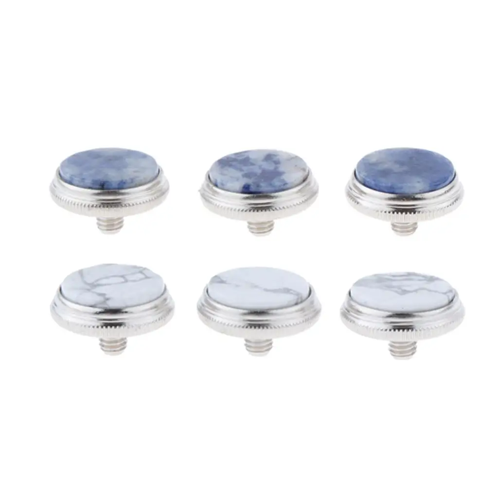 Trumpet s Buttons Inlays Shell 3pcs, 2 Colors Optional