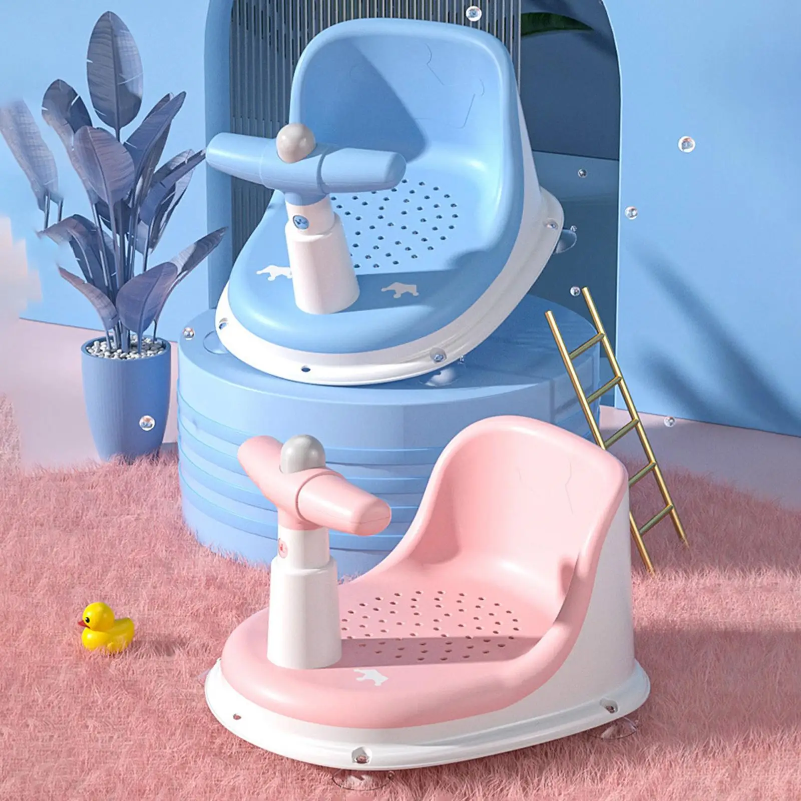 Baby Bathtub Seat Fashionable Stable Hanging for Bathroom Living Room Travel
