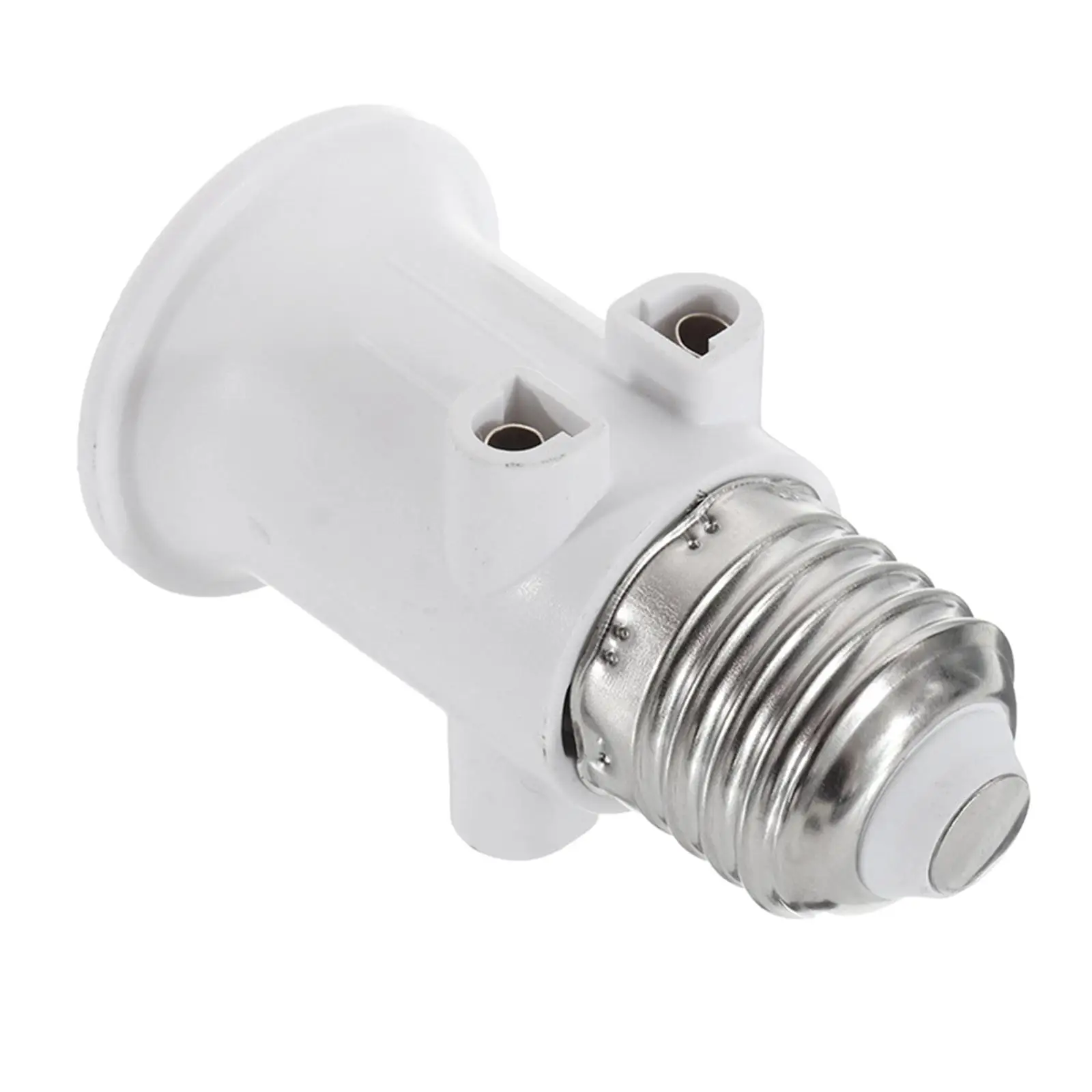 1pc E27 Socket Light Bulb Lamp Base Connector Holder Adapter Plug Converter Fireproof EU Plug Connector Bulb Adapter