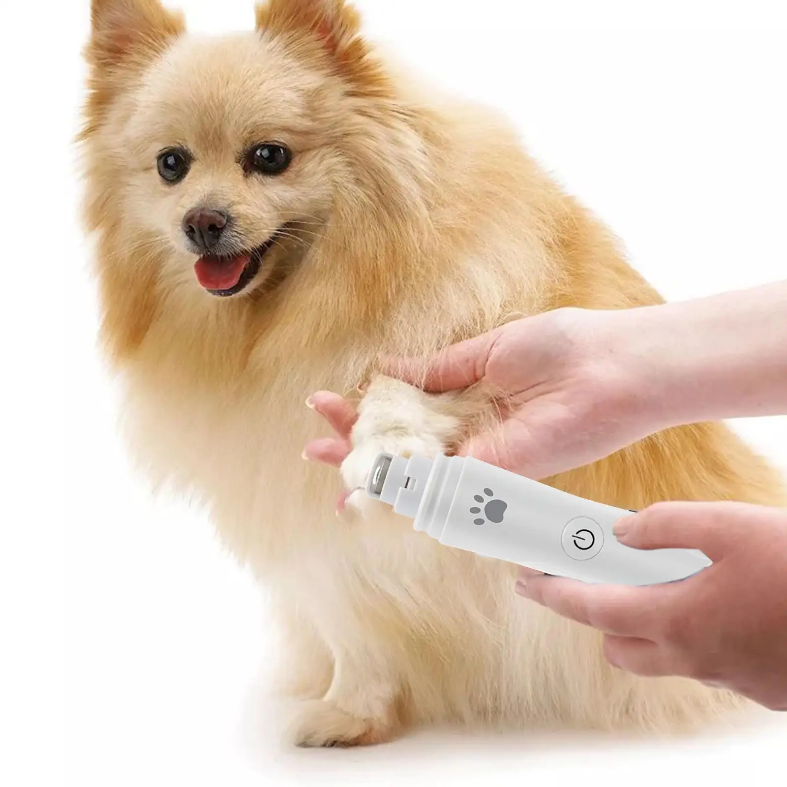 Pet Nail Grinder USB Rechargeable 3 Speeds Quiet Painless Dog Cat Nail Grinder Nail Polish for Small Medium Large Dogs and Cats
