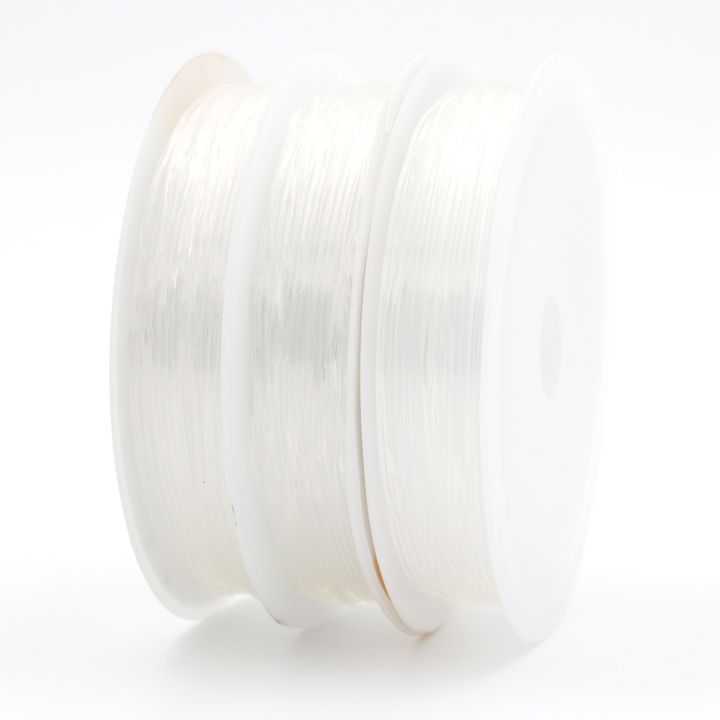 Starke dehnbare Fadens eil elastische Schnur Perlens chnüre für Schmuck herstellung DIY Halskette Armband Zubehör Großhandel Lieferungen – Detail 6