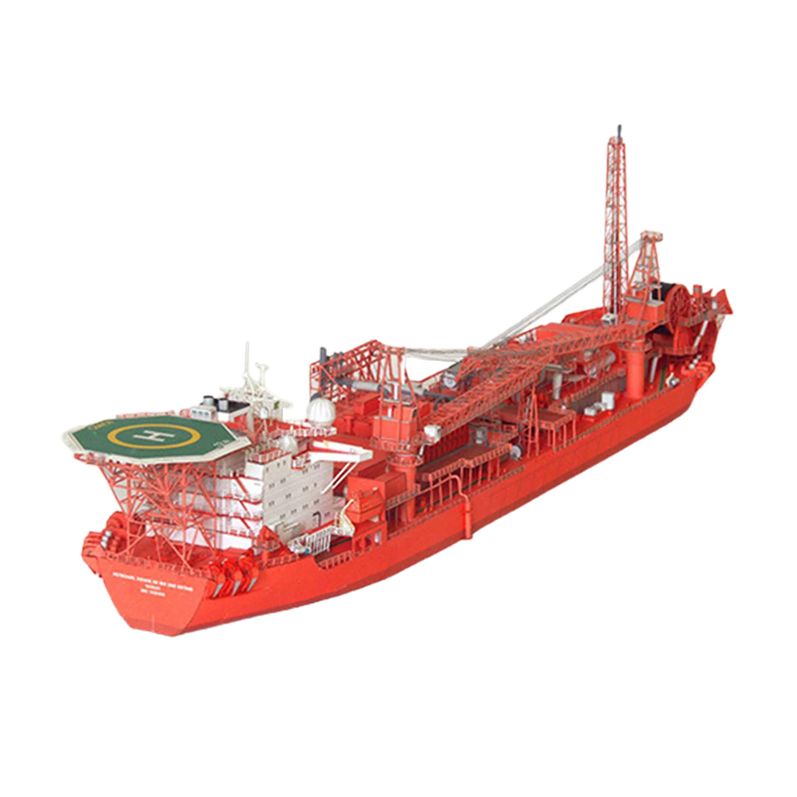 Floating Production Tanker DIY 3D Paper Model Ship  Decoration