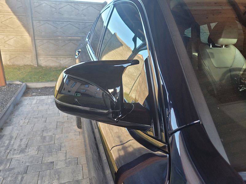 For BMW X3 G01 X4 G02 X5 G05 X6 G06 X7 G07 2018 2019 2020 M Style Black Rearview Mirror Cover X3M Look