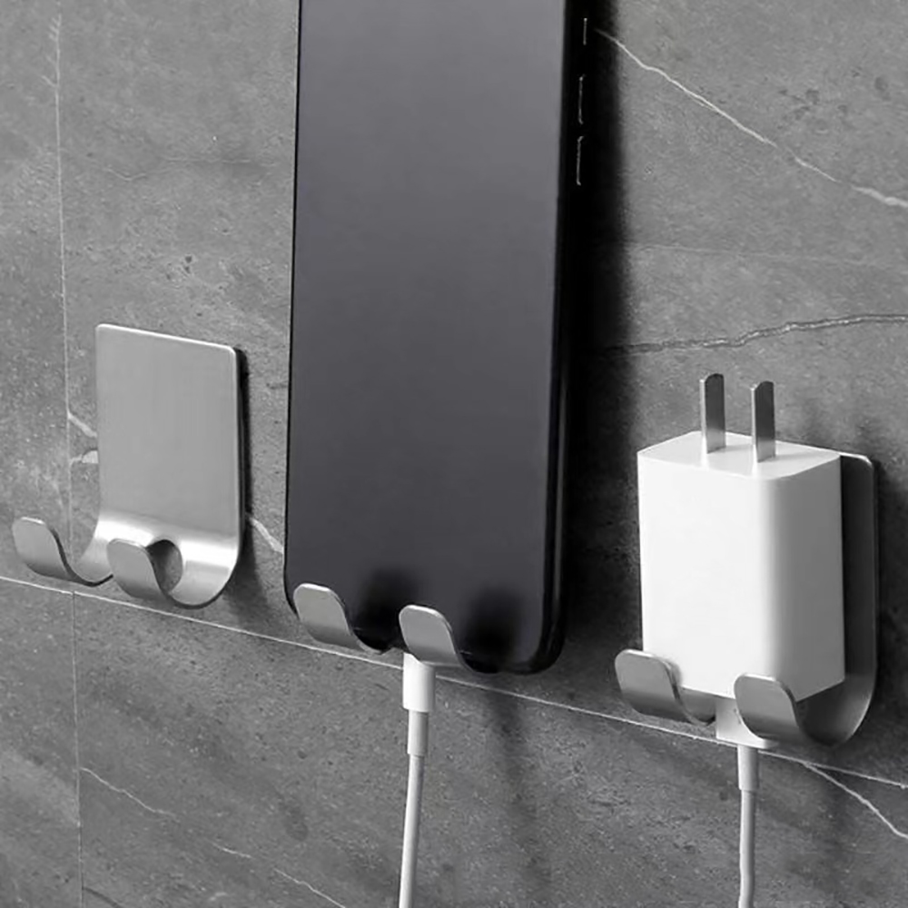 Description Picture 4 of itemWall Razor Holder Storage Hook Stainless Steel Men Shaver Storage Rack Shaver Shelf Hanger Stand Razor Blade Holder Hooks