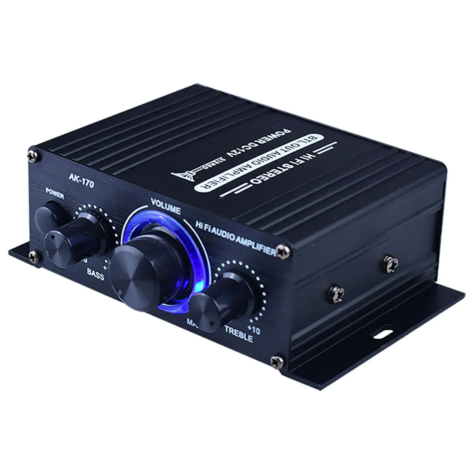 HiFi Audio Power Amplifier 20W+20W Stereo Receiver Amp for Home Audio System