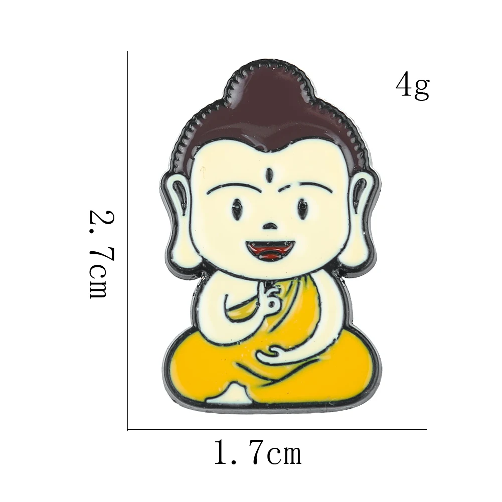 Buddhism Metal Badge | Buddha Lotus Brooch | Buddha Metal Badge | Badge  Pins Jewelry - Brooches - Aliexpress