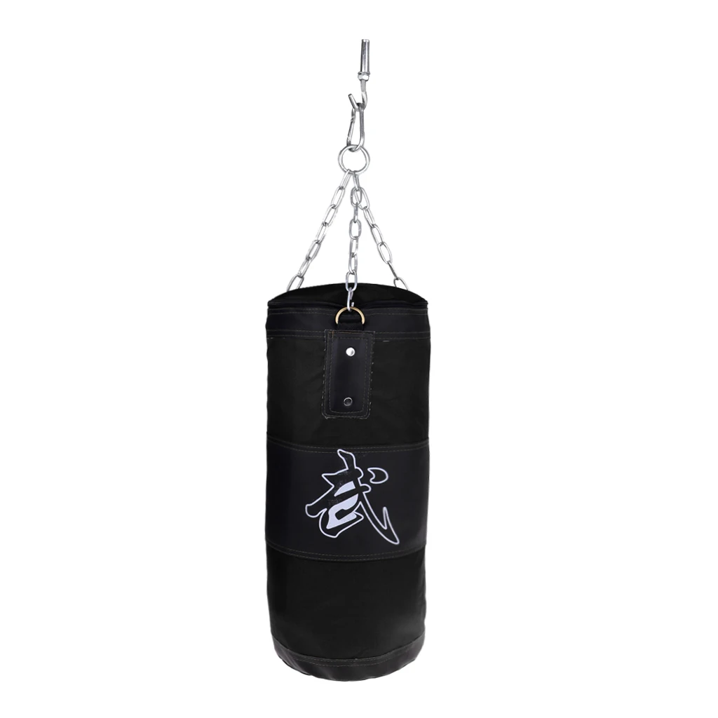 Kids/Adults Punching Bag Heavy Duty Boxing Sandbag Practice Kicking Martial Arts Training Bag Hanging Chains Set