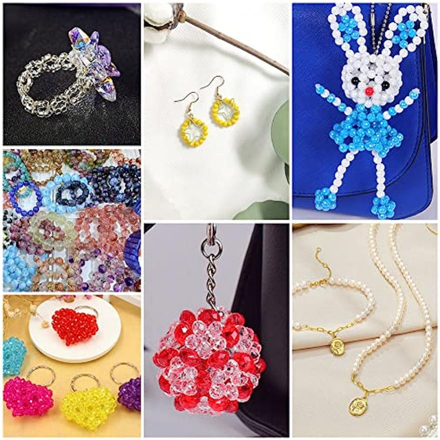 Filo Elastico Per Perline 1mm X 100m - Poliestere, Marrone Cocco, Per Bracciali E Collane Fai Da Te - Foto 4