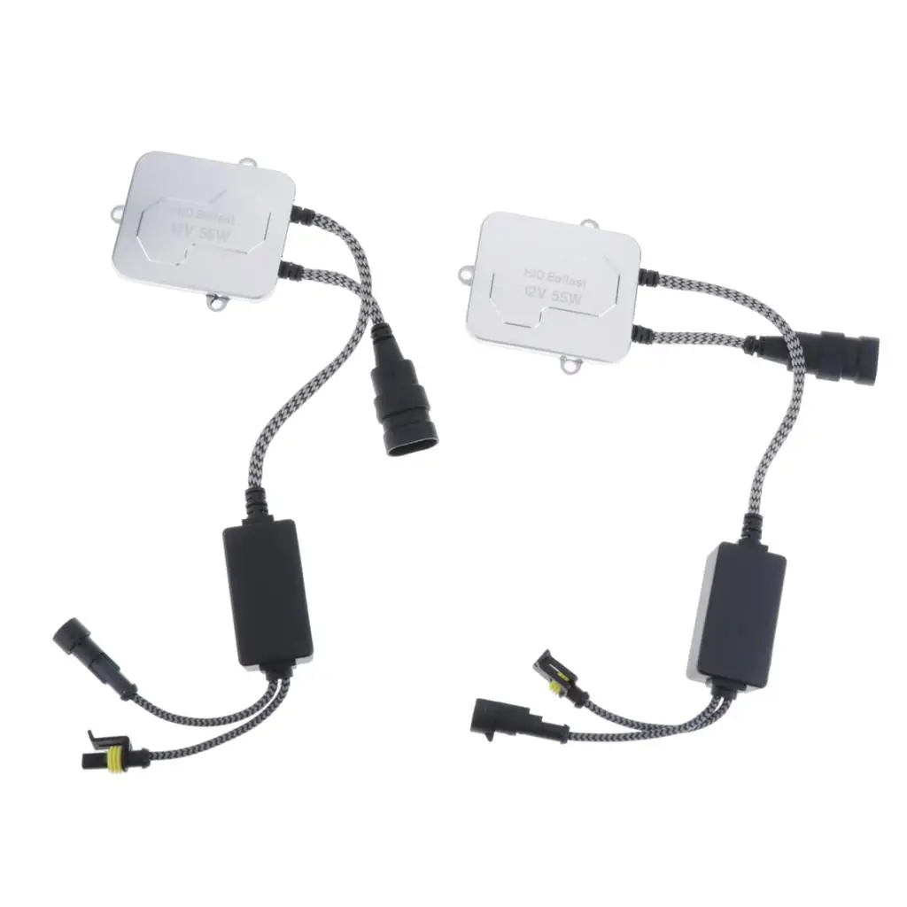 2 Pair 12V 55W Vision Advanced Automotive Accessories Xenon HID Headlight Ballast for HID Conversion Kit