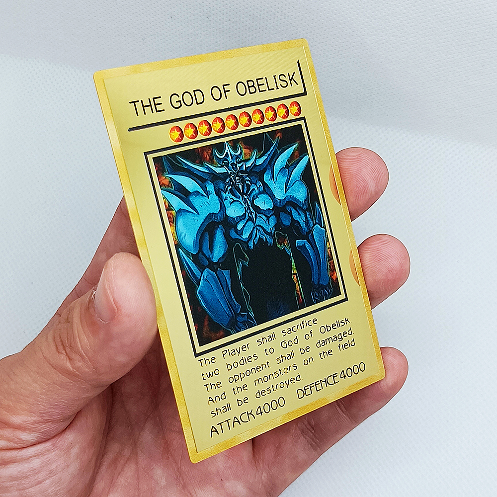 Металлические Карты Yu Gi Oh на 20-ю годовщину, редкое небо, солнце,  Египетский Бог, дракон, обелиск, запрещенный экзодия, игра юджиох, игра, ...