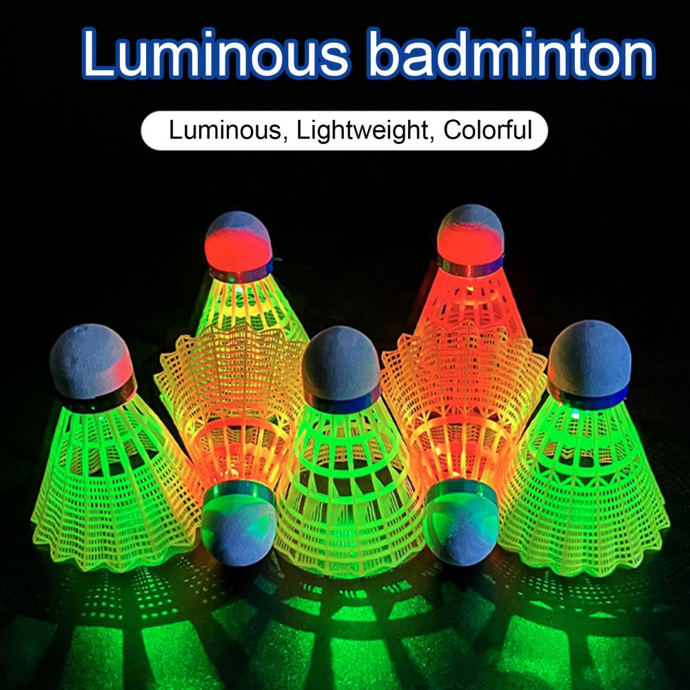 Description Picture 5 of itemLed bedminton Shuttlecocks 6pcs/set Led Luminous Badminton Shuttlecocks for Colorful LED Lighting Sport Badminton Light Spot Sh
