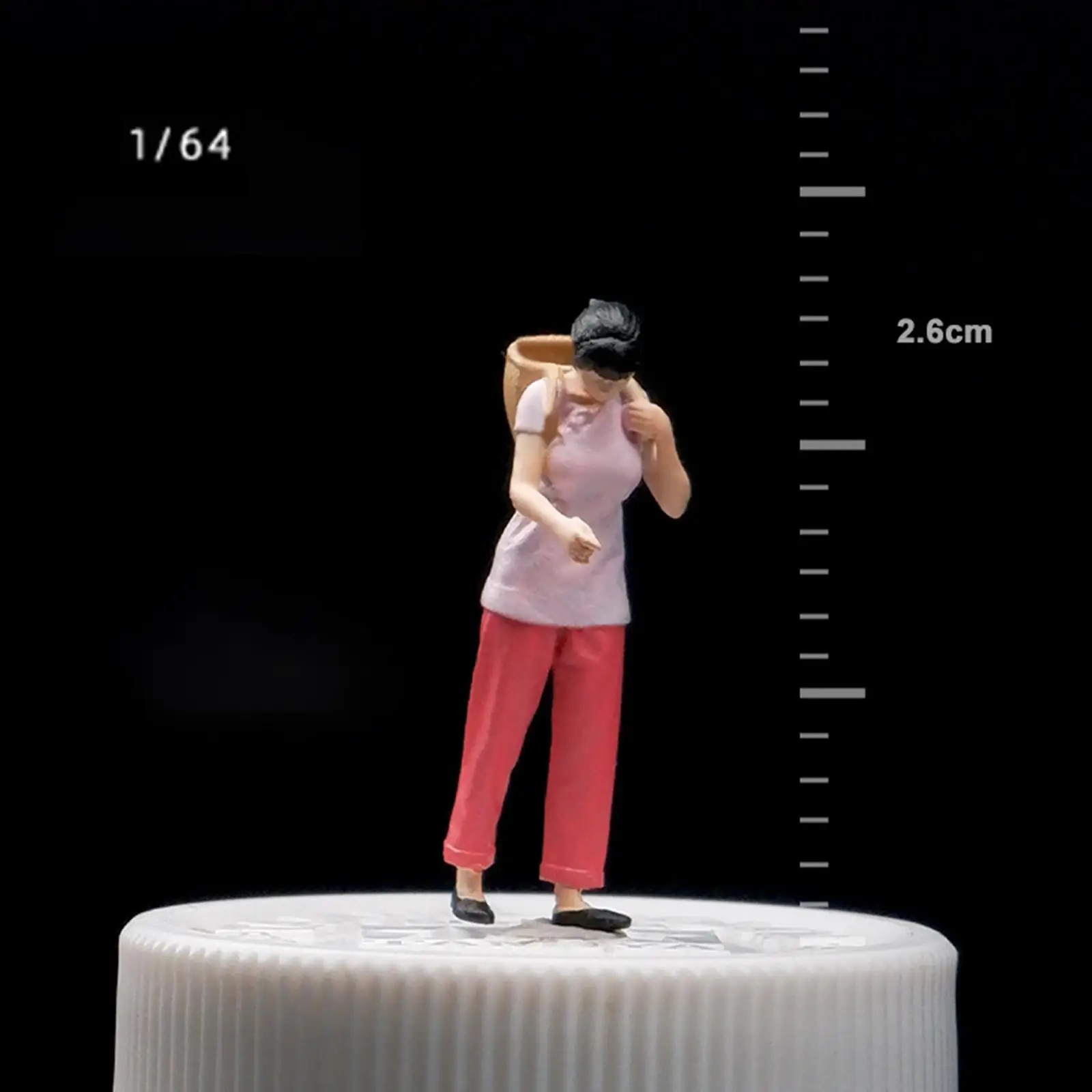 1/64 Scale People Figures Crafts Miniature People Figurines for Micro Landscapes Diorama Photography Props Layout Accessories