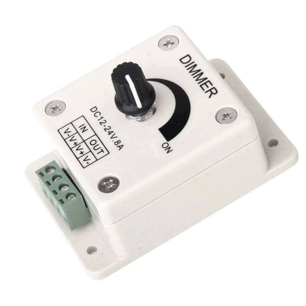 Decorative LED Slide Dimmer Rocker Switch Electrical light Switch LED Compatible