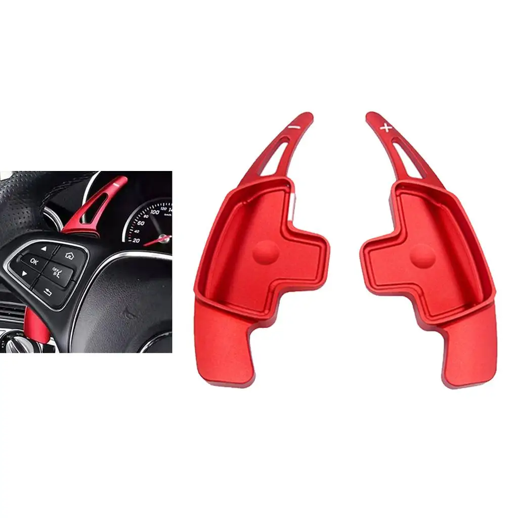 2pcs Interior Accessories Steering Wheel Paddle  Extension Covers   GLC GLE GLS