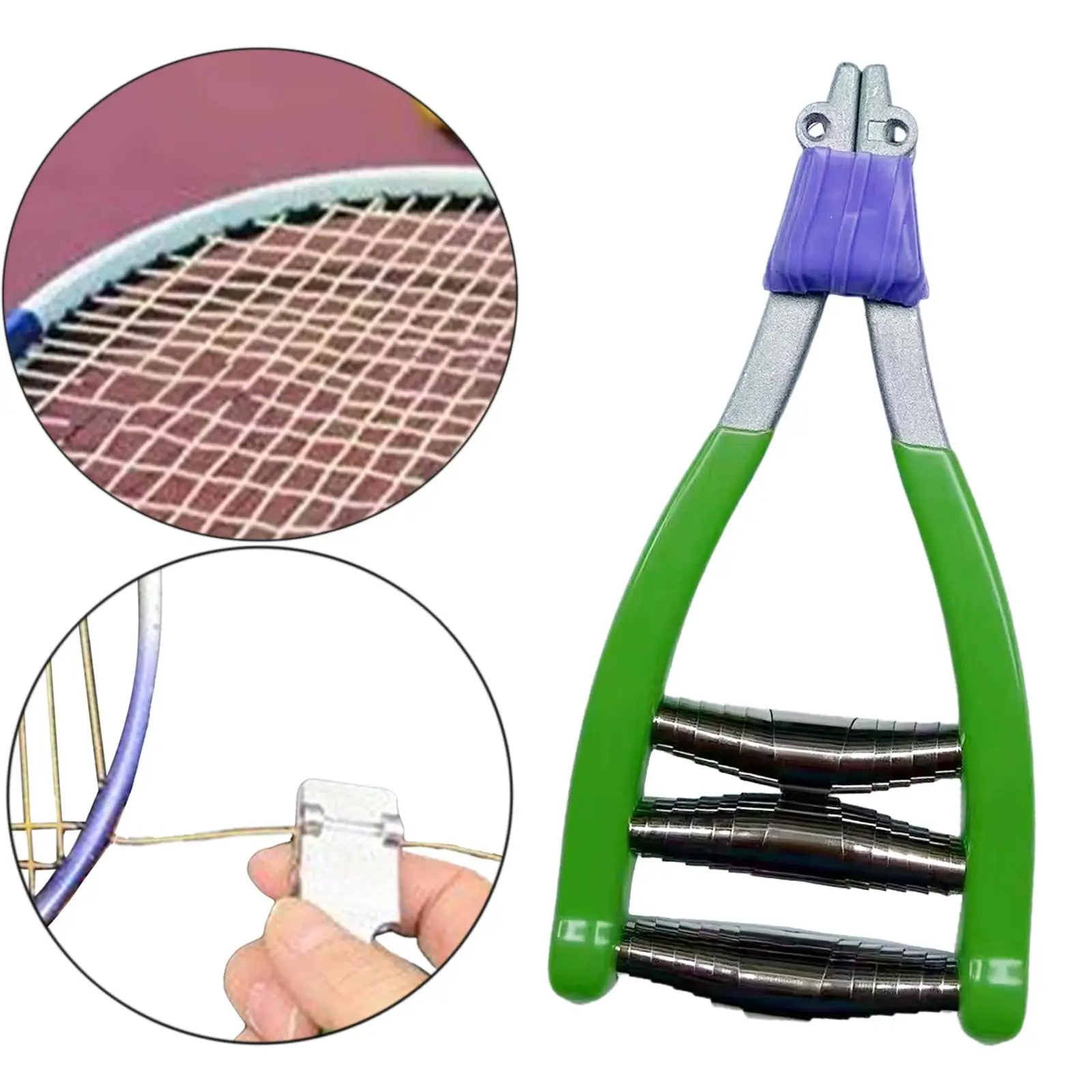 Spring Loaded Starting Clamp Stringing Tool for Tennis Badminton Racket