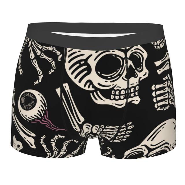 Man Rock Skeleton Of A Human Hand Underwear Fashion Boxer Briefs Shorts  Panties Male Soft Underpants S-xxl - Boxers - AliExpress