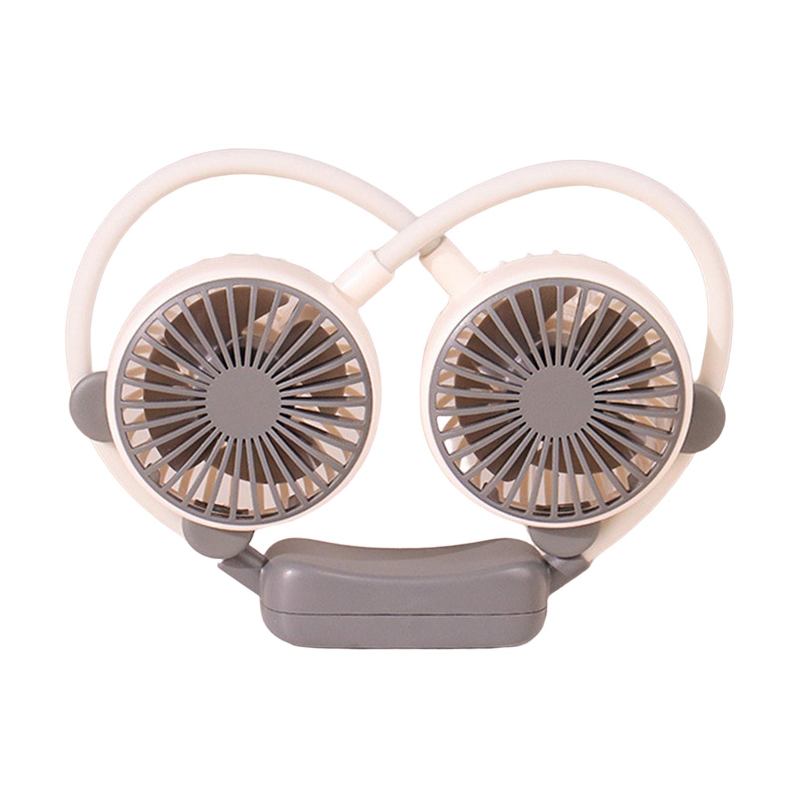 Neck Hanging Fan, 2 Speeds Adjustment Personal Fan, Air Cooling Fan USB Charging for Outdoor Activity Home Office Travel Jogging Neck Hanging Fan, 2 Speeds Adjustment Personal Fan, Air Cooling Fan USB Charging for Outdoor Activity Home Office Travel Jogging