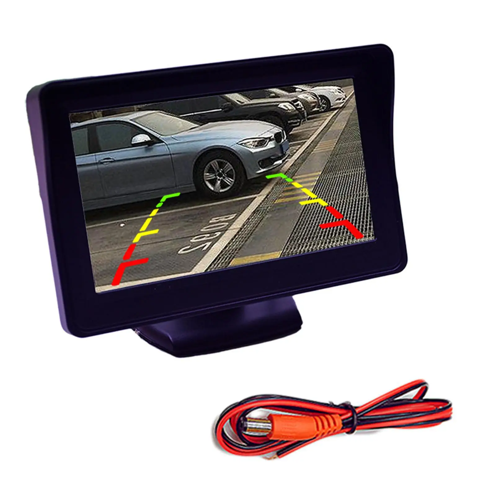 Car Monitor SUV Automobile Two Way AV Input Truck Cars Desktop Display