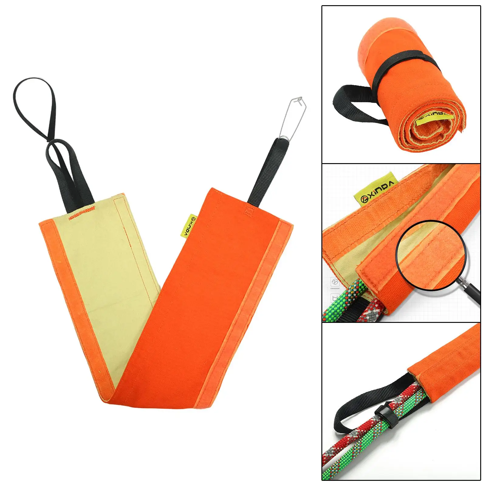 Rope Protector Universal Rope Sheath for Abseiling Rappelling Mountaineering
