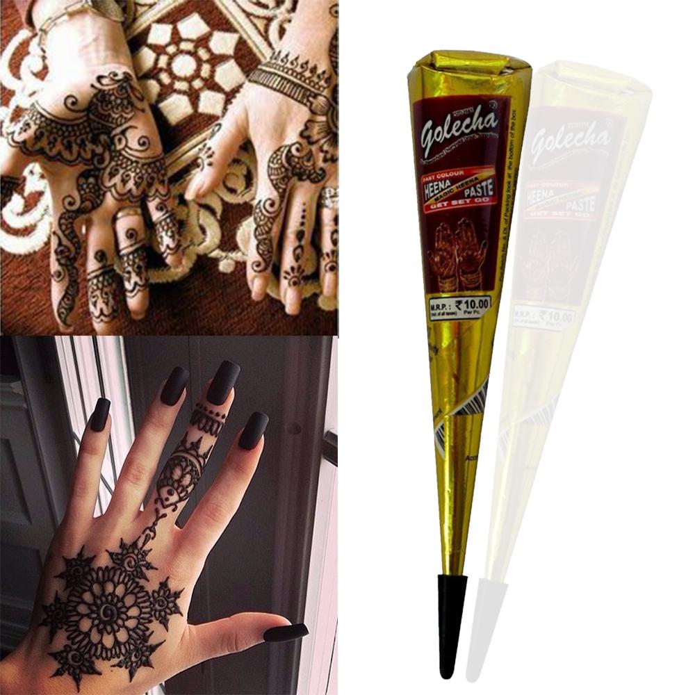 Best of 1PC Henna Tattoo Ink Natural Herbal Indian Henna Cone For Temporary Tattoo Body Art Sticker Body Paint DIY Tattoo Sticker Reviews & Tips