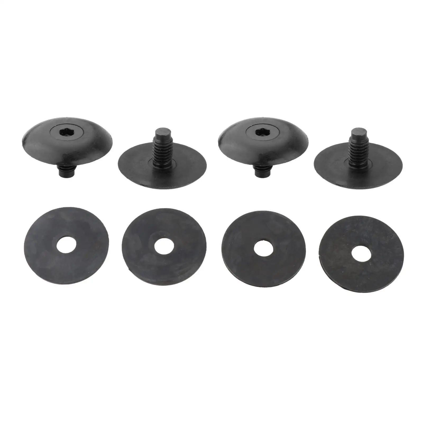 Roof Rack Hole  Screw/ Vehicle Parts/ Iron /Black Accessories 4 Pieces  4 Pieces Gasket   2012