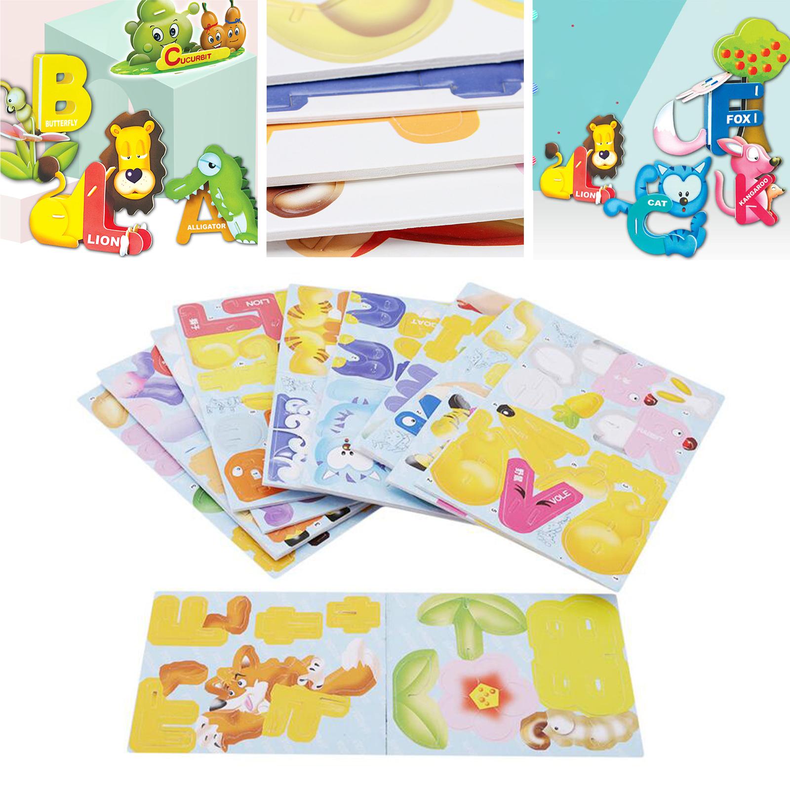 English Alphabet Cards Recognition Games Age 3 4 5 Years Reading for Baby