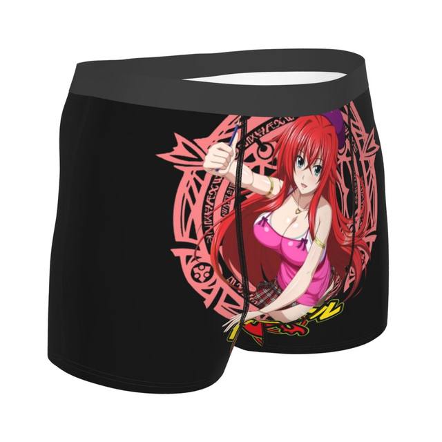 Sexy Girl High School Japanese Anime Dxd Silhouette Underwear Men Sexy  Print Custom Boxer Shorts Panties - AliExpress