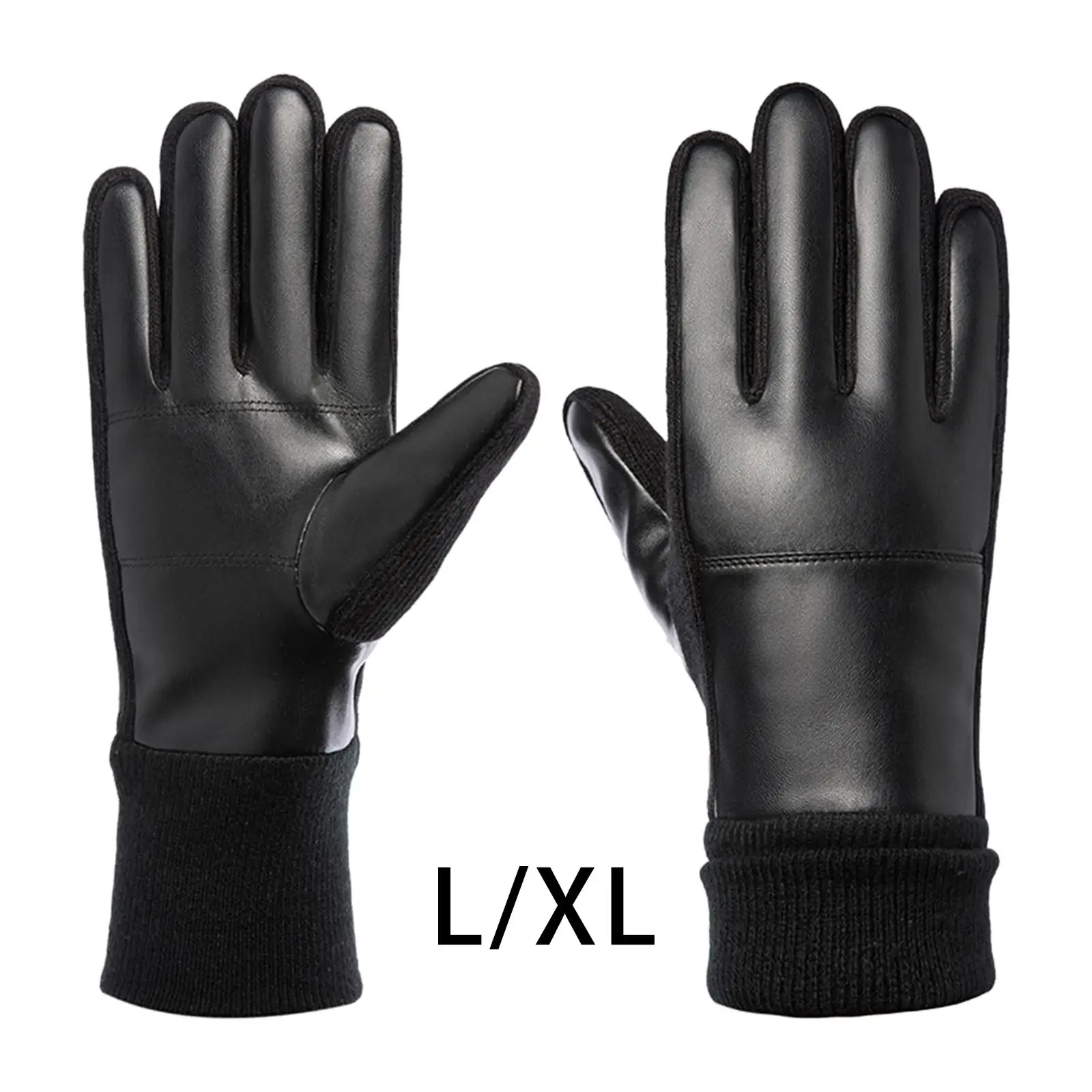 Thermal Men Gloves Anti-Slip Full Finger Waterproof Warm Windproof for Bicycle Snowboarding Ski Riding Driving