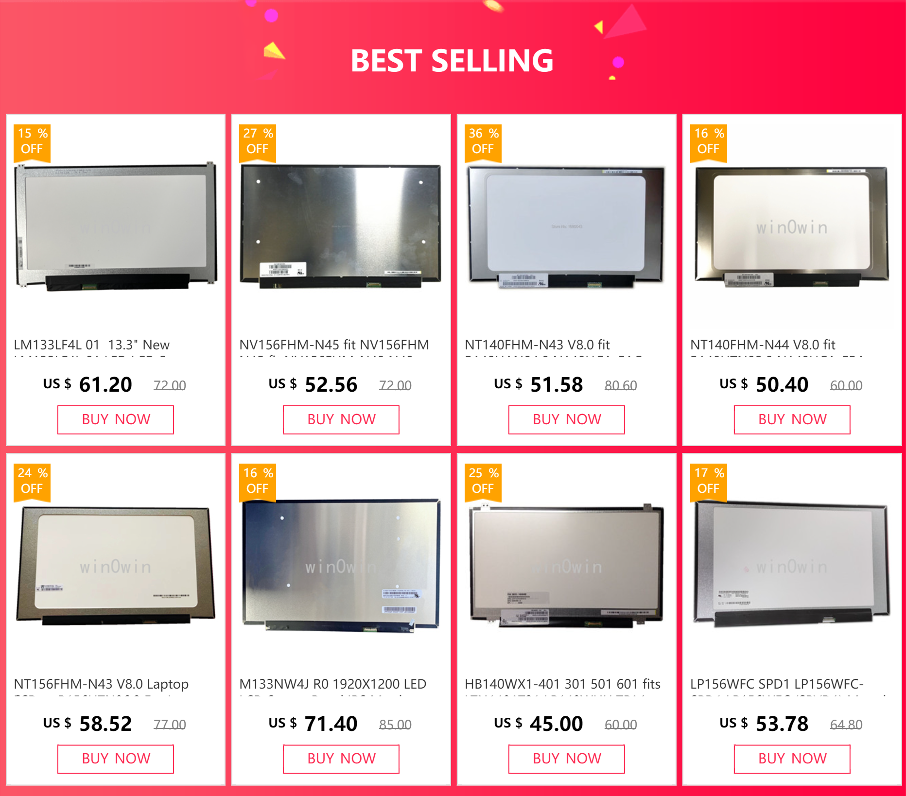 painel de display lcd tft de alta qualidade de polegadas para aplicação industrial