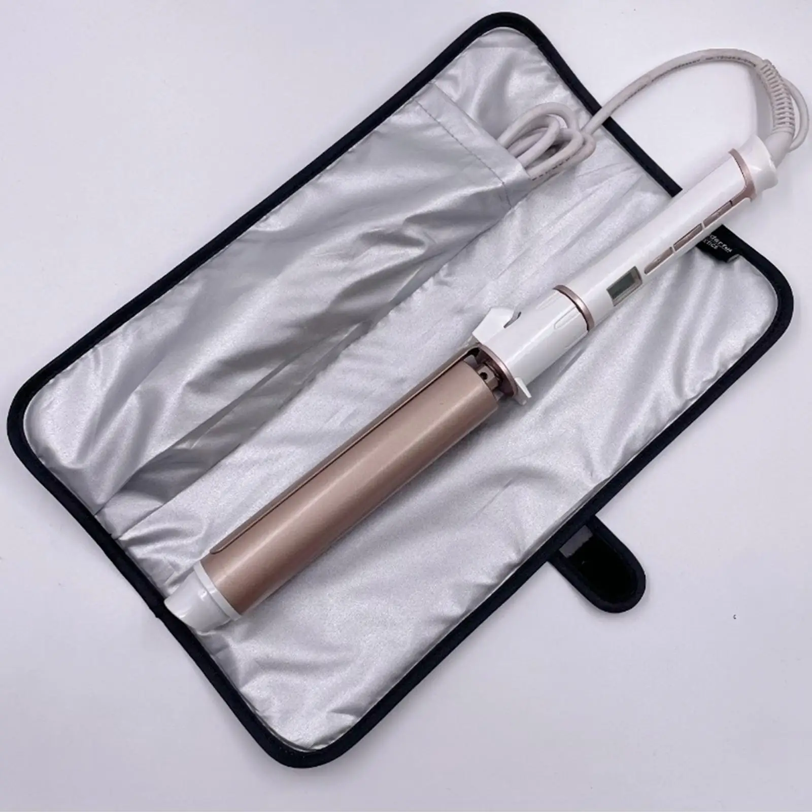 Curling Iron Cover Sleeve Accessory Professional Hair Tools Travel Bag for Curling Iron Combs Straighteners Clippers Flat Iron