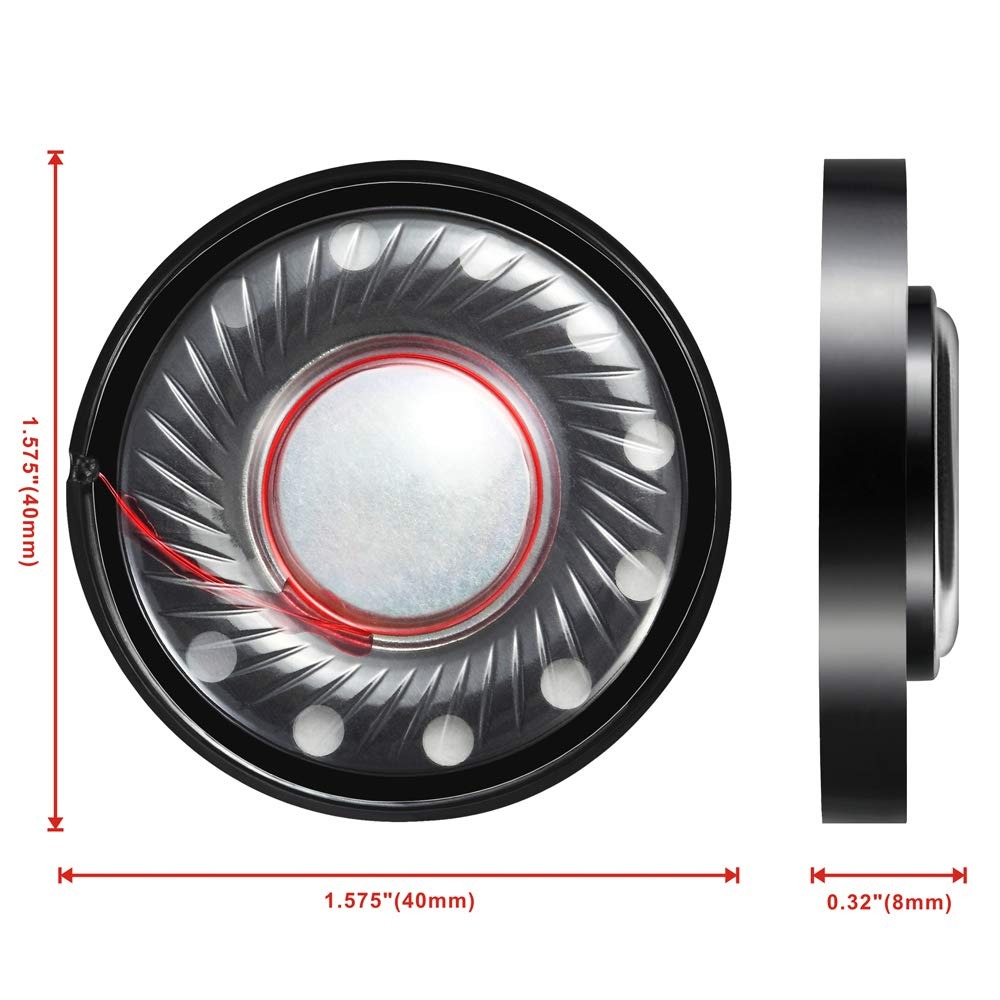 DIY 40mm Replacement Speaker Unit Driver Repair Parts For SteelSeries Arctis Nova Pro Wired Wireless Gaming Headsets Headphones